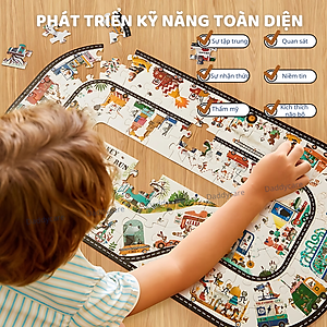 Đồ Chơi Ghép Hình Cho Bé Mideer Vali Gara Chủ Đề Ô Tô, Đồ Chơi Phát Triển Trí Tuệ Cho Trẻ Em Từ 2,3,4,5,6,7 Tuổi