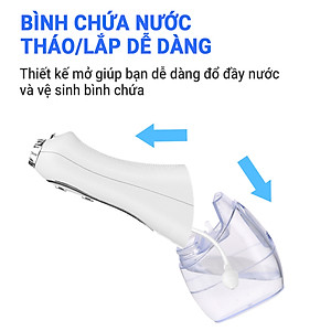 Máy Tăm Nước Cầm Tay H2OFloss HF-6 Sạch Răng Màu Trắng - Hàng Chính Hãng