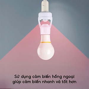 Đui Đèn Cảm Biến Chuyển Động E27, Tự Động Bật Tắt Thông Minh khi có người