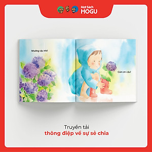 Truyện Ehon bé 1-2-3 tuổi - Đi dạo dưới mưa