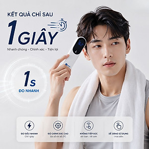 Máy Đo Nhiệt Kế Kachi JXB-315 Cảm Biến Hồng Ngoại có chứng nhận FDA Mỹ