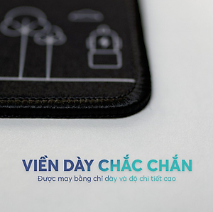 Ugreen 27508 tấm lót chuột mouse pad màu đen CY016 20027508 - Hàng chính hãng