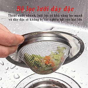 Lưới Lọc Rác, Lưới Inox Lọc Rác Bồn Rửa Chống Tắc Nghẽn Không Gỉ - Hàng Chính Hãng MINIIN Loại 1