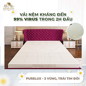 Nệm Cao Su Thiên Nhiên Kim Cương Purelux- 3’Zone