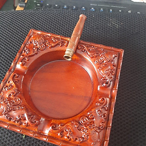 Gạt tàn thuốc gỗ hương khảm cao cấp siêu đẹp sang trọng