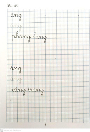 Vở Viết Đúng, Viết Đẹp 1 - Tập 2