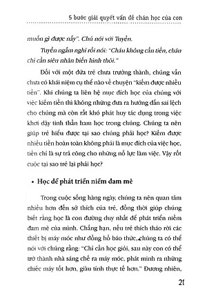 Sách Cha Mẹ Phải Làm Gì Khi Con Không Thích Học - 5 Bước Giải Quyết Vấn Đề Chán Học Của Con