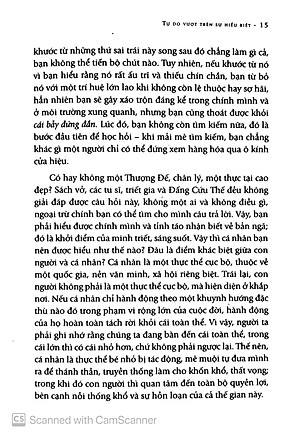 Sách Tự Do Vượt Trên Sự Hiểu Biết