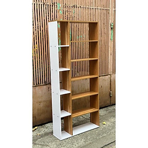Kệ Sách Đứng Phong Cách Bắc Âu 6 Tầng Sang Trọng, Phù Hợp Với Mọi Ngôi Nhà, Bền Và Đẹp Chất Gỗ MDF Dày 12MM Kích Thước 130x60x17CM