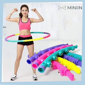 Vòng Lắc Eo Giảm Mỡ Bụng Massage Bụng - Có Thể Thao Rời Mang Đi Tiên Lợi- Hàng Chính Hãng MINIIN