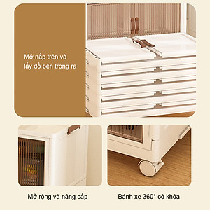 Tủ Nhựa Đa Năng 3 4 5 Tầng Chính Hãng Giải Pháp Lưu Trữ Thông Minh Để Đồ Di Động