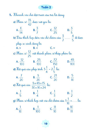 Sách Vở Bài Tập Môn Toán Học Kì 1 (Lớp 5)