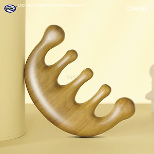 Lược Gỗ Thơm Mát Xa Da Đầu Răng Thưa Thư Giãn Giải Tỏa Áp Lực Độc Đáo - COH268