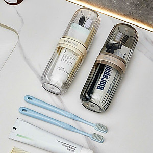 Hộp Đựng Bàn Chải Kem Đánh Răng Có Thể Làm Cốc Nước Súc Miệng Tiện Lợi Đi Du Lịch - Hộp ĐỰng Bàn Chải Du lịch Đa Năng - Hàng Chính Hãng MINIIN