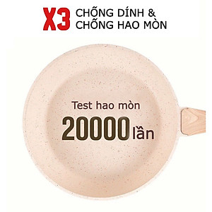 Chảo Chống Dính Bếp Từ Vân Đá Kiểu Nhật