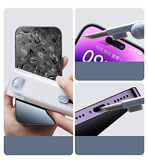 Bộ Dụng Cụ Vệ Sinh Tai Nghe, Bàn Phím, Máy Tính Đa Năng 7 Trong 1, Nhỏ Gọn, Tiện Lợi , Bộ Vệ Sinh Laptop Đa Năng 7 in 1 7in1 Cao Cấp Vệ Sinh Tai Nghe, Điện Thoại, Màn Hình, Máy ảnh Nhựa Abs Cao Cấp Dùng Cho / Airpods / iPhone / iPad Quà - Hàng Nhập Khẩu