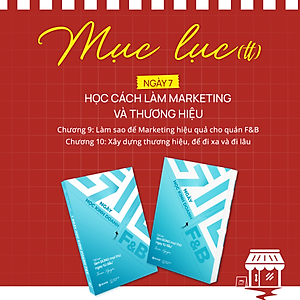 Sách - 7 Ngày Học Kinh Doanh F&B - Để Bạn Làm ĐÚNG Mọi Thứ Ngay Từ Đầu