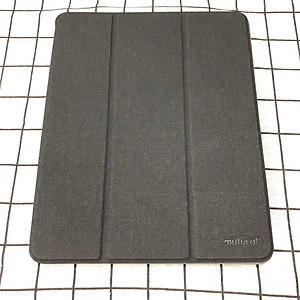 Bao da chính hãng Mutural cao cấp cho iPad Pro 12.9 2020 có khay đựng bút - Đen