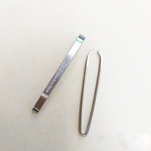 Hộp 2 nhíp inox cao cấp nhổ tỉa lông mày Kai (1 nhíp đầu to & 1 nhíp đầu nhỏ) tặng thun buộc tóc 10g