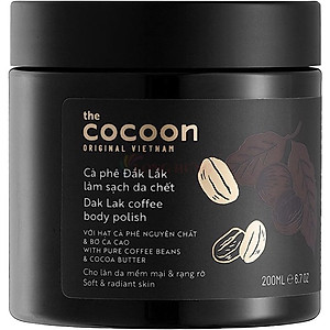 Tẩy tế bào chết cơ thể cà phê Đắk Lắk Cocoon làm sạch da chết cơ thể (200ml/600ml) - Hàng chính hãng