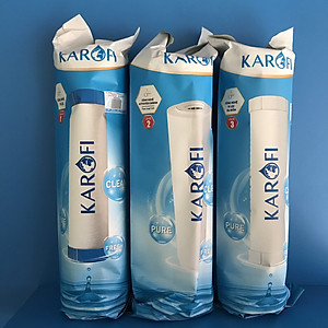Combo 8 lõi lọc nước dành cho máy lọc Karofi 8 cấp ( Lõi 123+RO+Nanosilver+Mineral+Gac T33+Far Infrared) - Hàng chính hãng