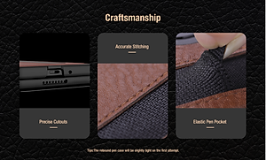 Bao Da dành cho Samsung Galaxy Z Fold 3 hiệu Nillkin Aoge Leather Cao Cấp - Hàng nhập khẩu