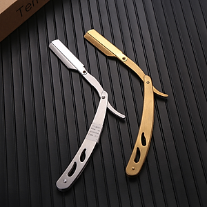 Dao Cạo Râu Cổ Điển Bằng Thép Chống Gỉ Cao Cấp - Hàng chính hãng 