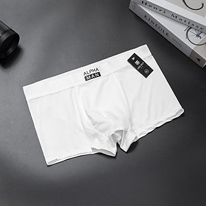 Quần boxer nam , quần lót đùi nam ALPHA được làm bằng chất thun lạnh mềm mịn thấm hút mồ hôi co giãn 4 chiều