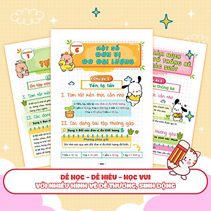 Sách Takenote kiến thức toán và dạng toán 4