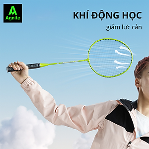 [RẺ NHẤT MALL] Bộ 2 vợt cầu lông giá rẻ chính hãng Agnite, bền, nhẹ, tặng kèm túi vợt và quả cầu lông - ER301/ER302