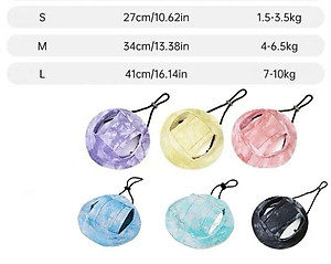 MŨ TRÒN DỄ THƯƠNG TỪ 1.5-6.5KG DÀNH CHO THÚ CƯNG CHÓ MÈO