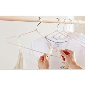 Set 10 móc phơi quần áo inox dày bọc nhựa cao cấp