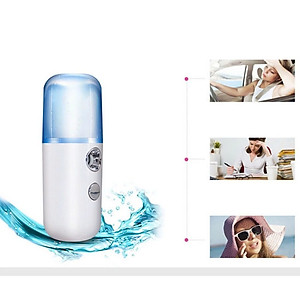 Máy Xông Làm Đẹp Da Mặt Máy xông hơi mặt Máy Xông Tinh Dầu Mặt Mũi Họng Mini Hàng Chính Hãng - Xông Hơi Thảo Dược Tại Nhà - An Toàn Hiệu Quả  (BẬT: BẤM NÚT 2 LẦN)