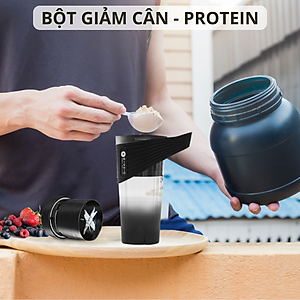 Máy xay sinh tố chạy pin 400ml Mishio MK371 cầm tay mang đi mọi nơi dễ dàng - Hàng chính hãng