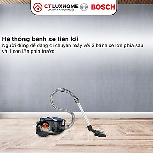 Máy Hút Bụi Có Dây Bosch BGS412000 2000W, 10A, 50Hz, hộp chứa 2,4 lít [Hàng chính hãng]
