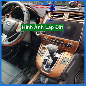 Ốp nội thất CRV 2018-2019-2020-2021-2022 vân gỗ bảo vệ chống trầy xước và làm đẹp xe