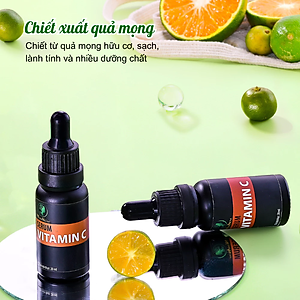 Serum vitamin C trắng da, đánh bay sạm nám Wonmom 20ml