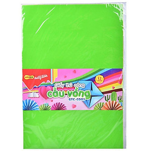 Giấy Thủ Công 12 Màu Khổ Lớn Colokit GTC-C003 (12 Tờ/Xấp)