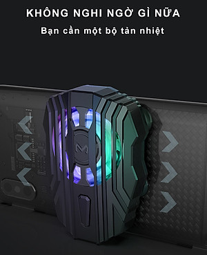 Quạt tản nhiệt điện thoại gaming SIDOTECH FL1 / FL5 / DL5 / DL6 ( 2 phiên bản sò lạnh và quạt gió) làm mát hạ nhiệt nhanh khi chơi game bị nóng phù hợp cho game thủ mobile Liên Quân Tốc Chiến FF PUBG - Hàng Chính Hãng