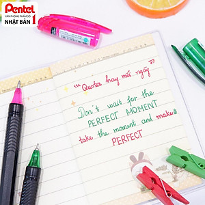 Bút gel Pentel Energel BL417 ngòi 0.7mm khô nhanh mực đẹp nhiều màu tiện lợi