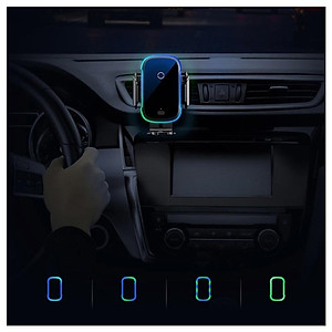 Giá đỡ điện thoại kiêm sạc không dây gắp taplo, cửa gió điều hòa ô tô Baseus WXHW03 - Hàng chính hãng