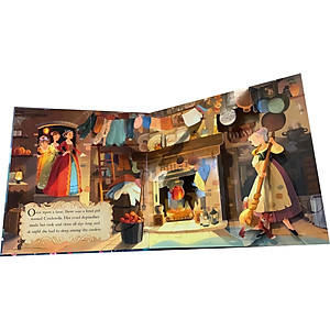 Sách tương tác tiếng Anh - Usborne Pop-up Fairy Tales Cinderella