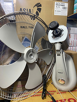 Quạt treo công nghiệp Hali TC-197D công suất 80W, cánh quạt 45cm, 3 tốc độ gió, động cơ êm ái - Hàng chính hãng