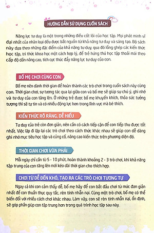 500 Trò Chơi Rèn Luyện IQ (4-10 tuổi) - Khả Năng Tư Duy (Sách Bản Quyền)