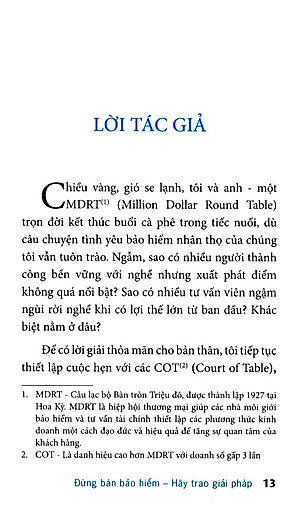 Đừng Bán Bảo Hiểm Hãy Trao Giải Pháp - Sách Gối Đầu Dành Cho Tư Vấn Bảo Hiểm Nhân Thọ (Tái Bản 2020)