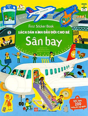 First Sticker Book - Sách Dán Hình Đầu Đời Cho Bé - Sân Bay