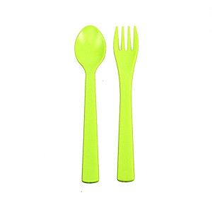 Bộ thìa dĩa ăn dặm an toàn cho bé - Set thìa & dĩa 2 món UINLUI