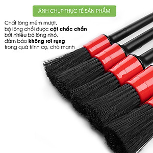 Bộ Chổi Cọ Vệ Sinh Xe Ô Tô Đa Năng, Cọ Rửa Khoang Máy, Mâm Xe, Nội Thất, phụ kiện oto Tâm Luân