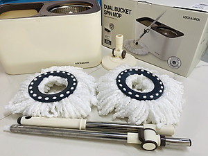 Bộ Cây Lau Nhà Huyền Thoại Xoay Tay Lock&Lock ETM440 - Hàng Chính Hãng