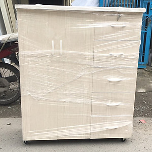 Tủ quần áo nhựa đài loan 2 cánh 5 ngăn _TN25-01
